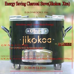 image-Charcoal Fire Pit Stainless Steel Stove Outdoor