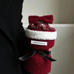 image-Christmas Gift Christmas Eve Single Bow Christmas Eve Fruit Bouquet