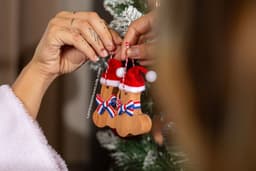 image-Christmas Ornaments Penis x2 - Wooden Phallus for Christmas Tree