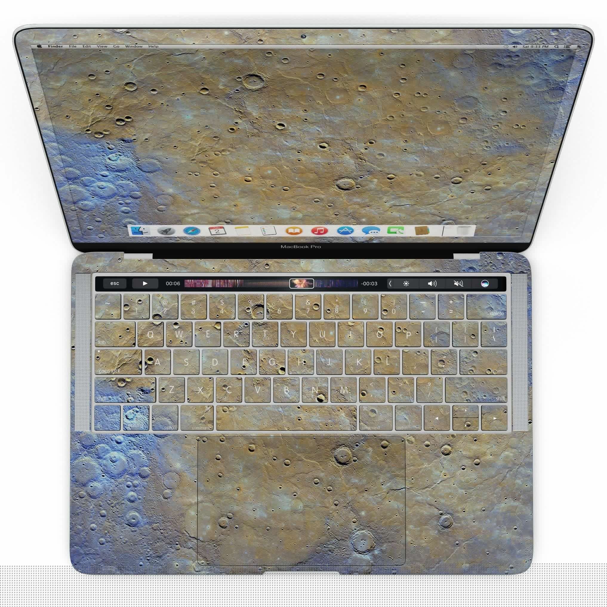 image-Grungy Watercolor Boiling Surface - MacBook Pro with Touch Bar Skin