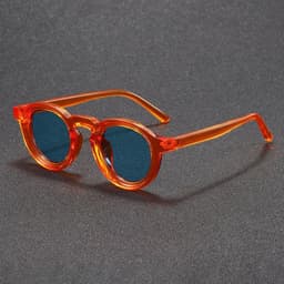 image-Retro Round Small Frame High Sense Men's And Women's Sunglasses