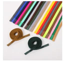 image-Colored Rubber Waist Rope 1.2cm Wide Hollow Flat