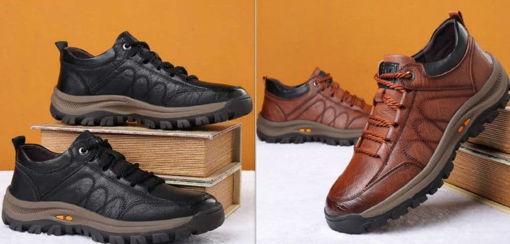 image-Casual Leather Shoes Outdoor Hiking Shoes