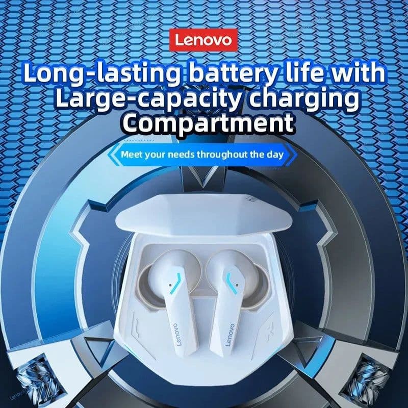 image-Choice Lenovo GM2 Pro TWS Wireless Headphones Earphone Bluetooth-compatible 5.3 Waterproof Headset with Mic for Xiaomi iPhone