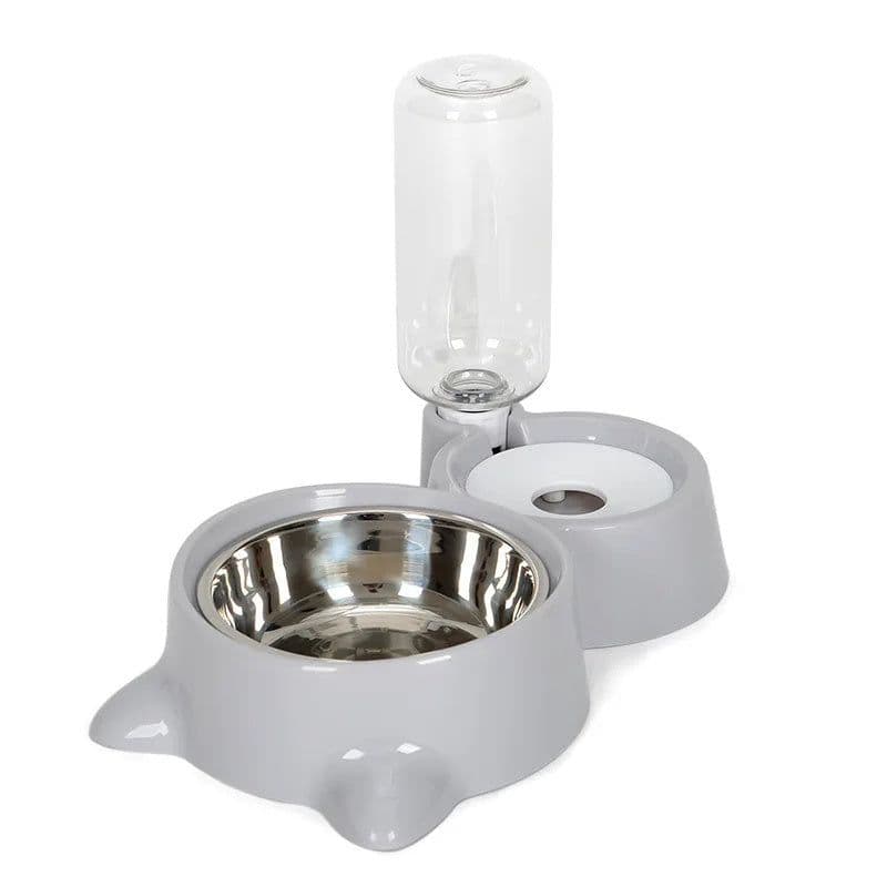 image-Pet Dog Cat Bowl Fountain Automatic Food Water Feeder Container For Cats Dogs Drinking Pet Articles Pet Cat Water Dispenser, Automatic Gravity Cat Water Bowl