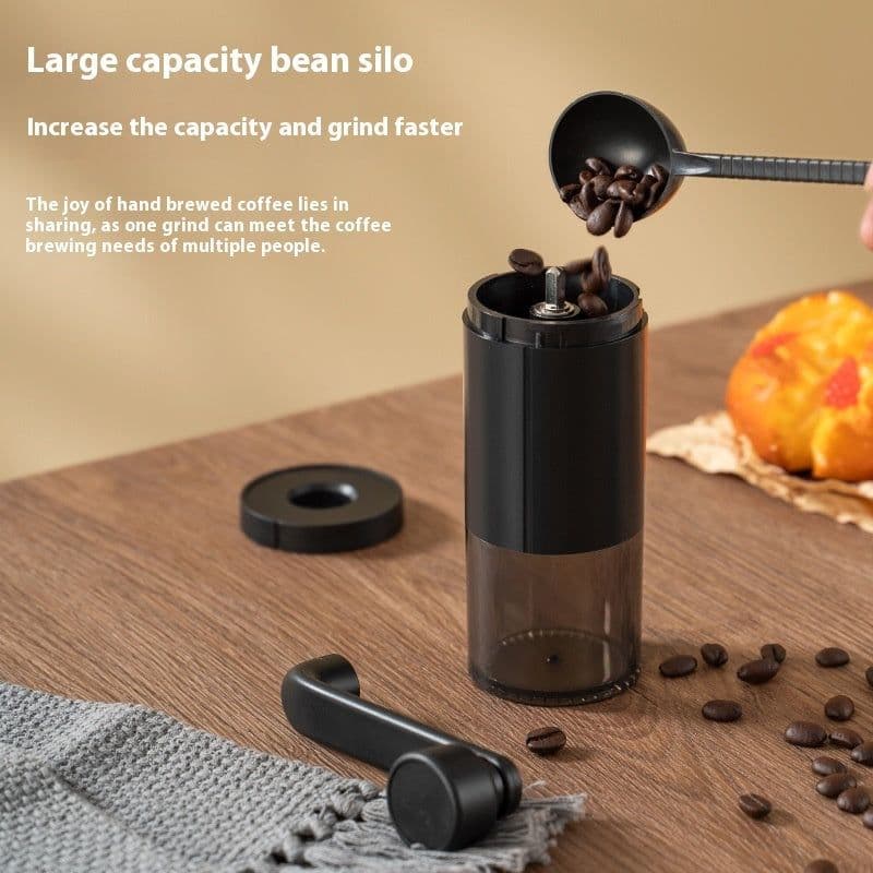 image-Manual Bean Grinder Electric Coffee Machine Household Small Portable