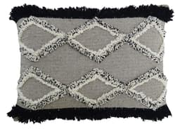 image-Tufted Decorative Pillow for Living Room 16"x 22"