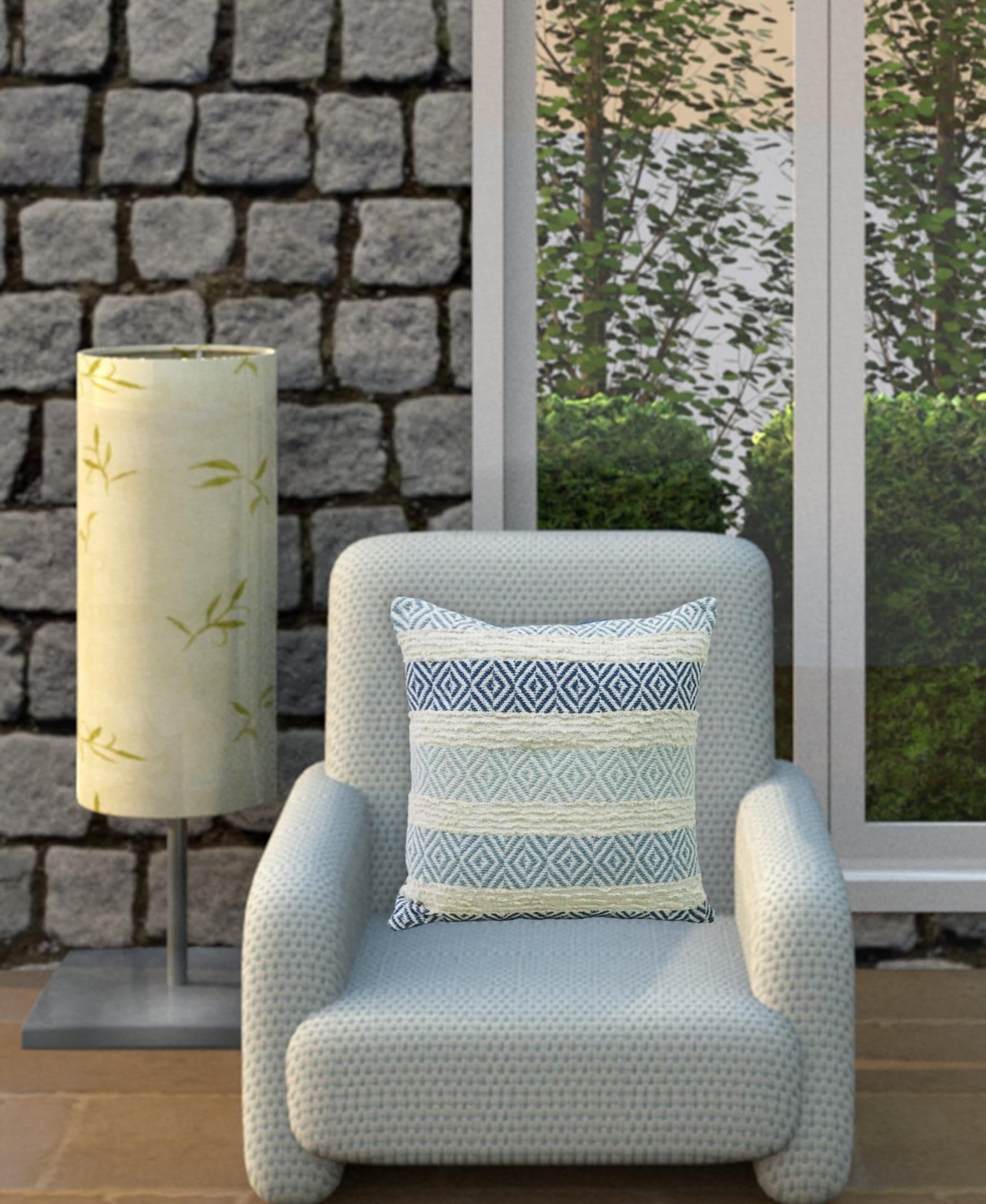 image-Linden Street Handwoven Weave Textured Stripe Pillow