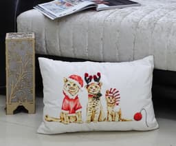 image-Christmas Throw Pillow for couch 14"x 20"