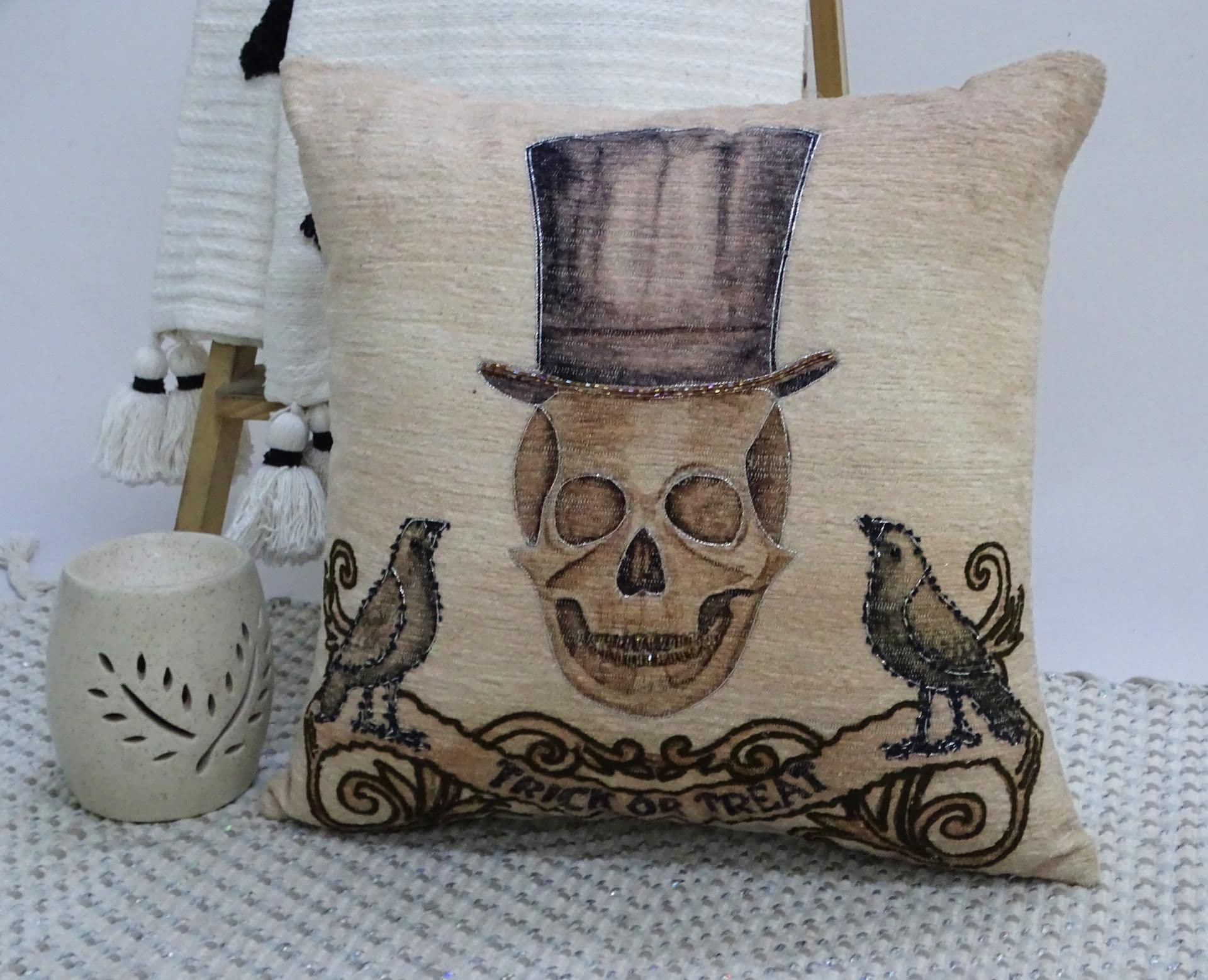 image-20" x 20" Halloween Throw Pillow