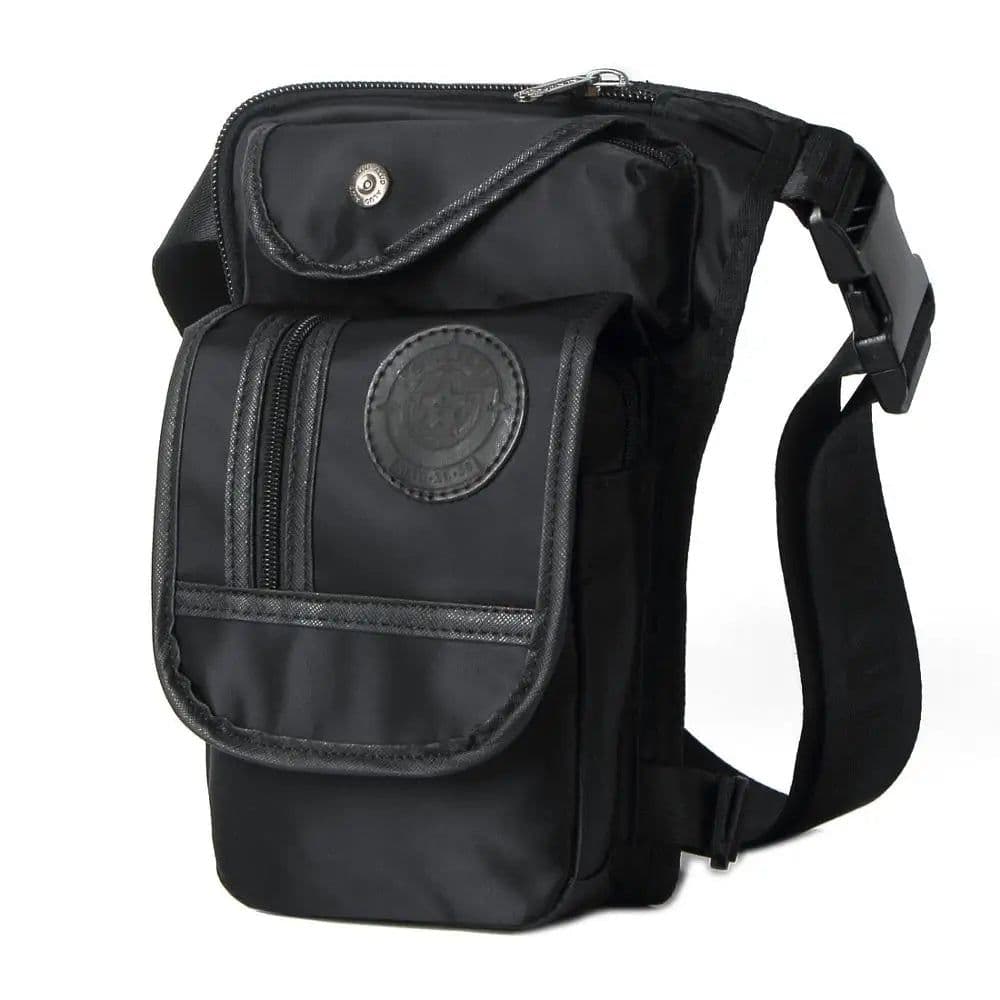 image-High Quality Men's Canvas Drop Leg Bag Military Motorcycle Multi-purpose Messenger Shoulder Bags Belt Hip Bum Waist Fanny Pack