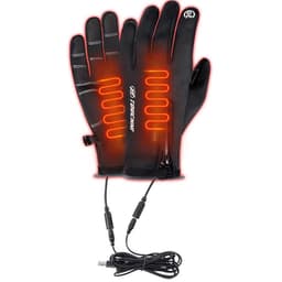 image-Heated Gloves Eletric Thermal Heat Gloves Winter Warm Touch Screen Skiing Hunting Fishing Waterproof Heated Rechargeable Gloves