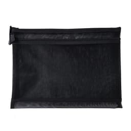 image-Transparent Waterproof Mesh Zipper Pouch Document Bag A4 Size File Folders for School Office Supplies Pencil Case Storage Bags