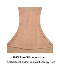 image-Vanessa- Silk & Organic Cotton Full Brief in Skin Tone Colours