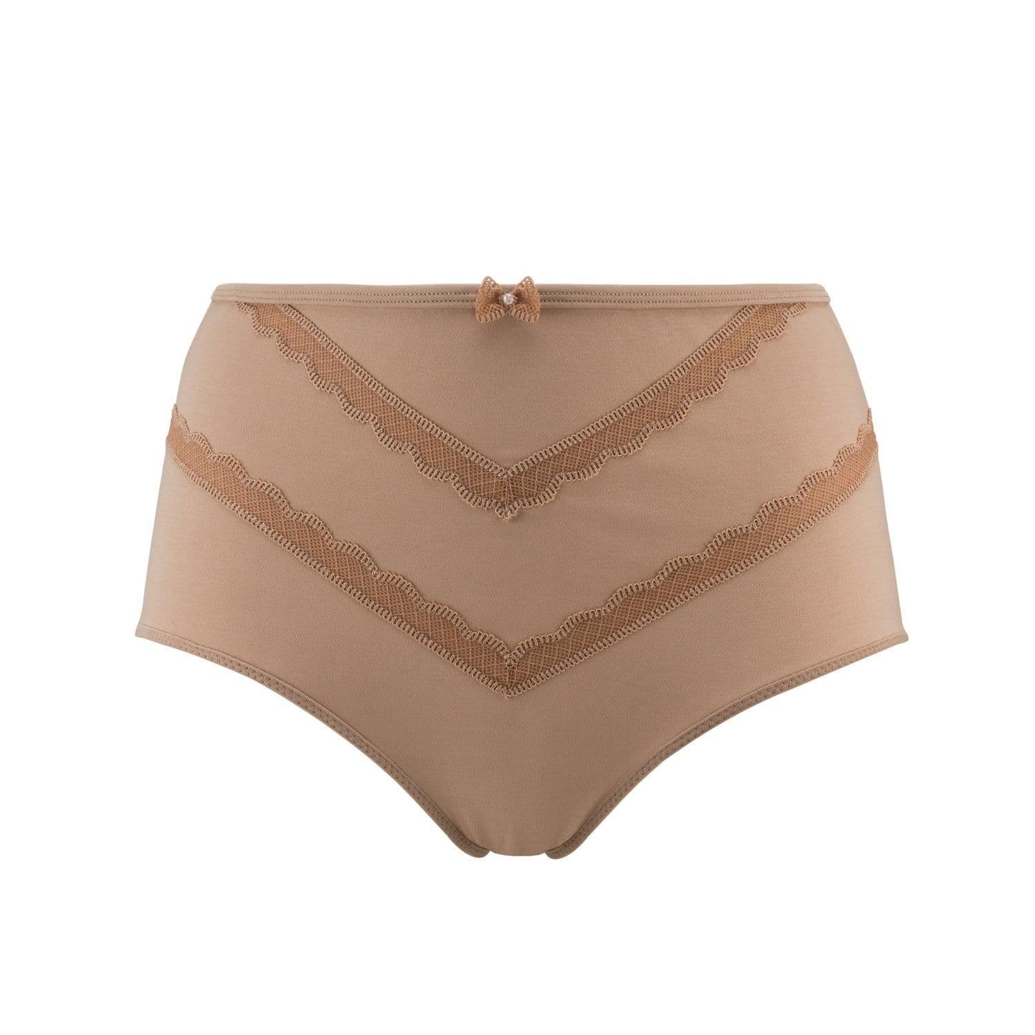 image-Vanessa- Silk & Organic Cotton Full Brief in Skin Tone Colours