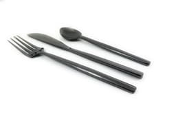 image-Stainless Steel Flatware 18 PC Set-Dinner knives, Dinner Forks, Teaspoons