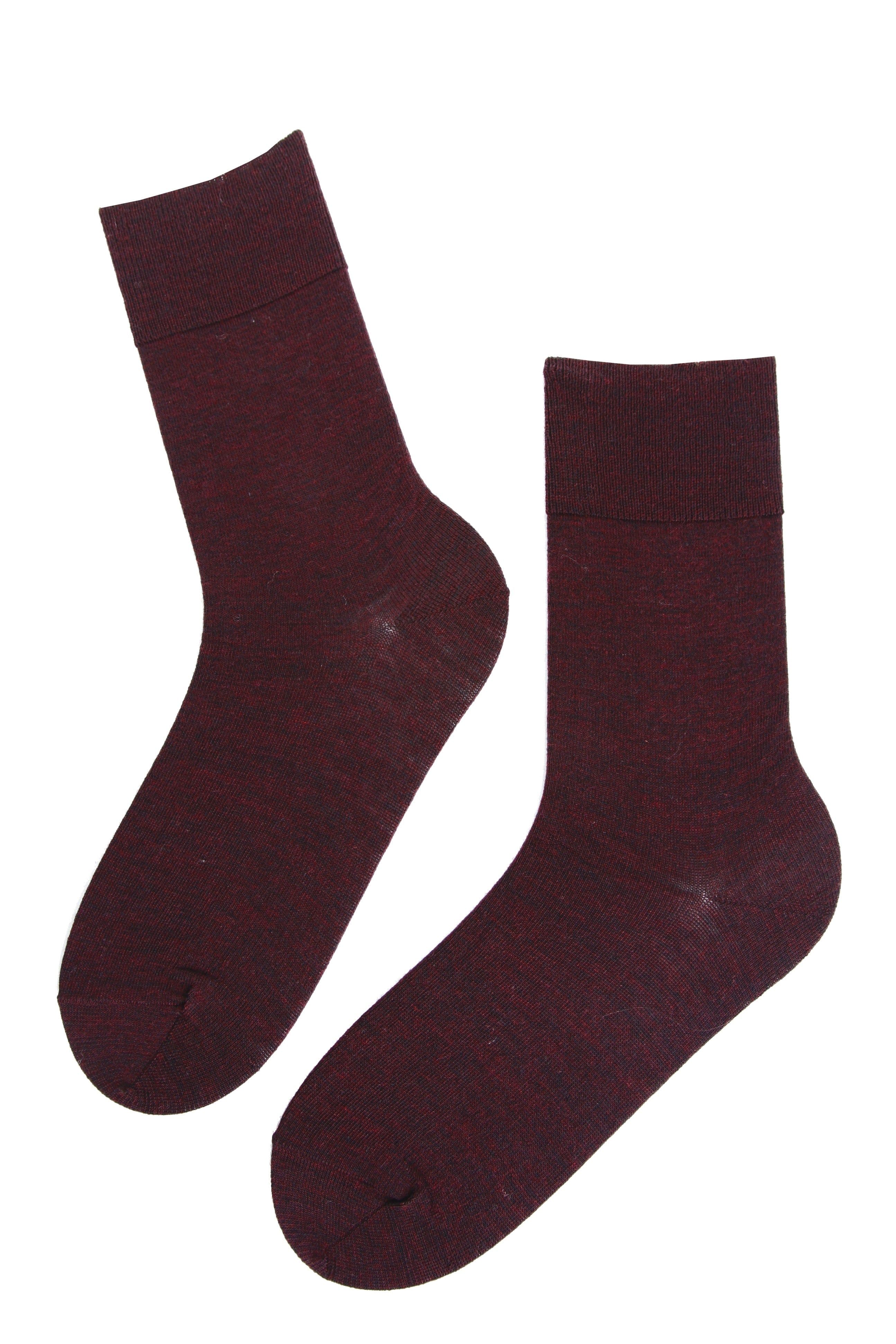 image-DOORA bordeaux merino socks for women