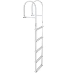 image-VEVOR Dock Ladder, Removable 5 Steps, 500 lbs Capacity, Aluminum Alloy