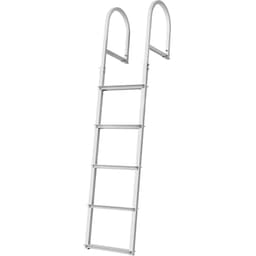 image-VEVOR Dock Ladder, Removable 5 Steps, 500 lbs Capacity, Aluminum Alloy