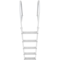 image-VEVOR Dock Ladder, Removable 5 Steps, 500 lbs Capacity, Aluminum Alloy