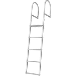image-VEVOR Dock Ladder, Removable 5 Steps, 500 lbs Capacity, Aluminum Alloy