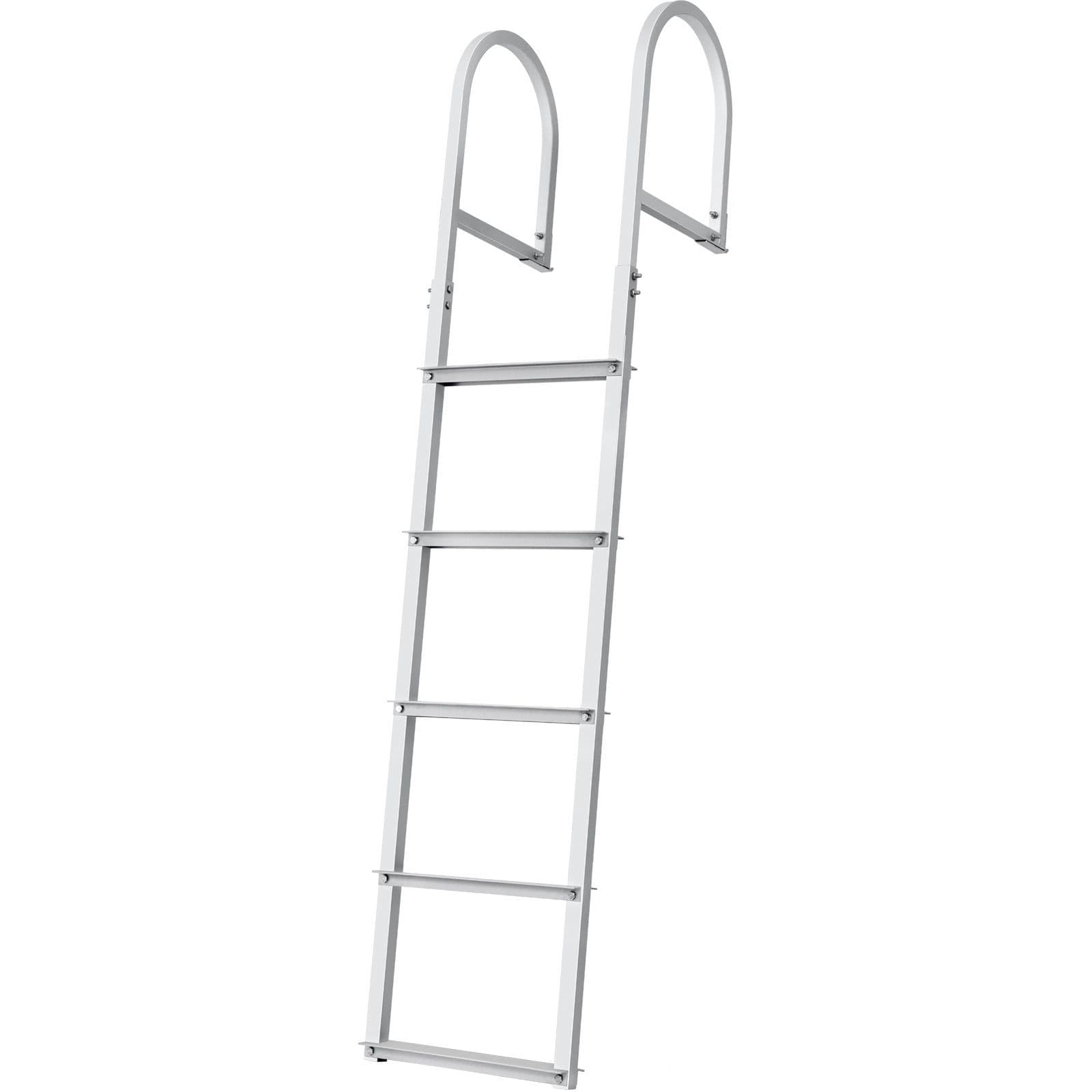 image-VEVOR Dock Ladder, Removable 5 Steps, 500 lbs Capacity, Aluminum Alloy