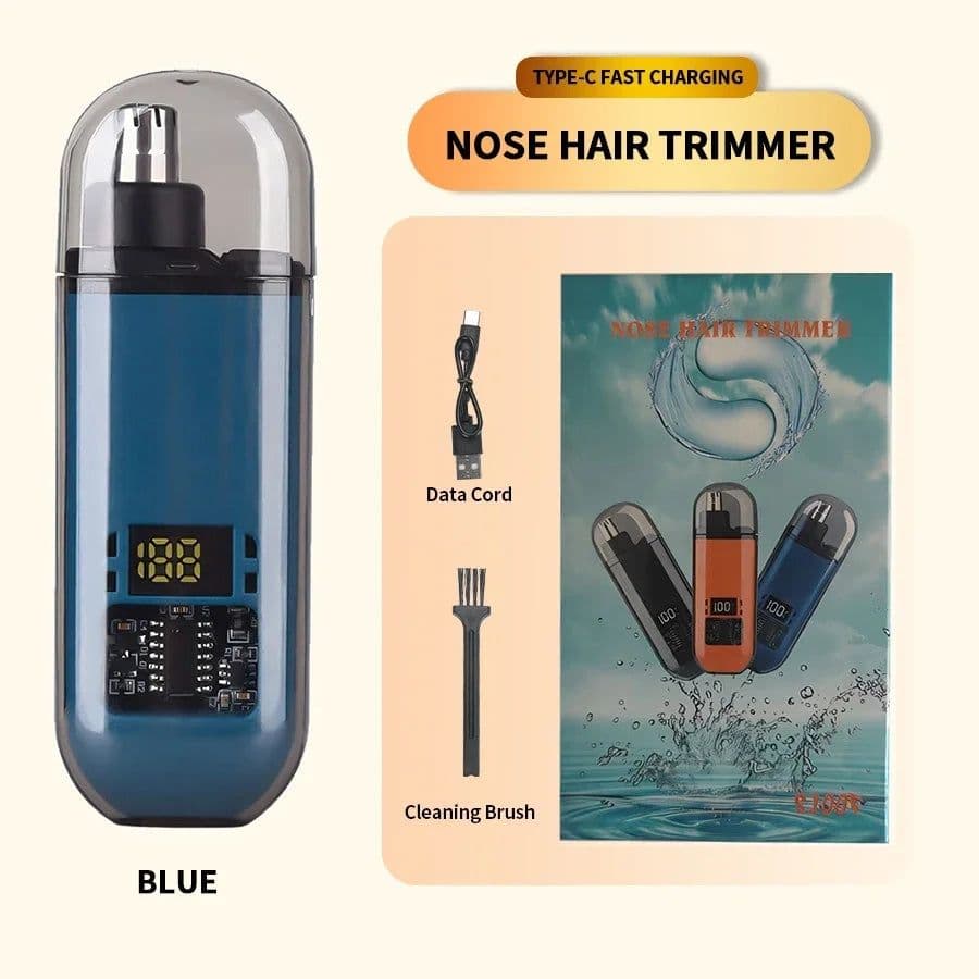 image-2 In 1 Electric Portable Ear And Nose Hair Trimmer Clipper 2024 Professional Painless Portable Eyebrow For Men