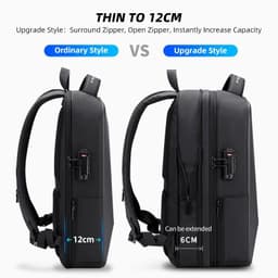 image-Fenruien Brand Laptop Backpack Anti-theft Waterproof School Backpacks USB Charging Men Business Travel Bag Backpack New Design
