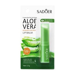 image-24pcs SADOER Aloe Vera Lip Balm Moisturizing Anti Cracking Hydrating Nourishing Anti Wrinkles Lipstick Lips Skin Care Products