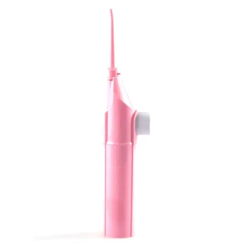 image-Household High Pressure Oral Irrigator Portable Teeth Clean Water Dental Floss Manual High Pressure Water Toothpick