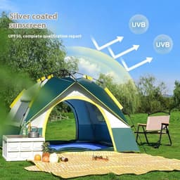 image-Tent Outdoor Camping 3-4 People Auto Open