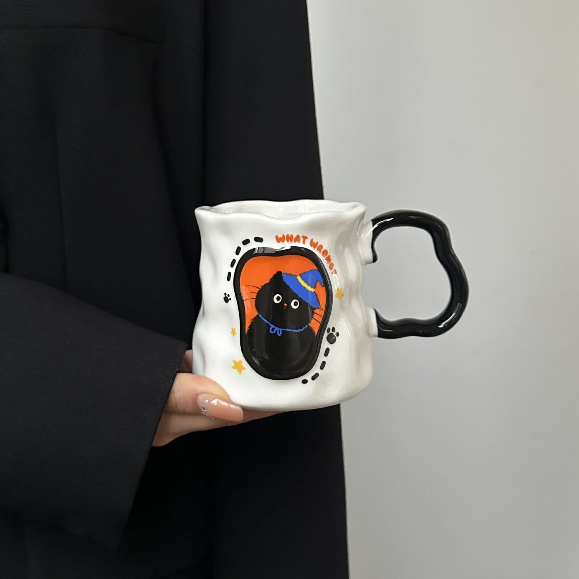image-Cup Ceramic Hand High Sense Water Cup Box