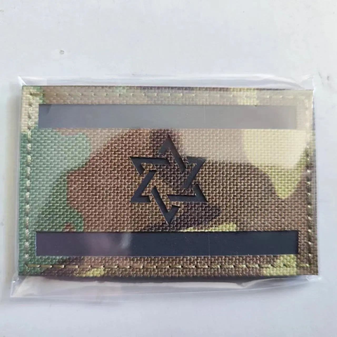 image-1pcs Embroidery Israel Flag Brassard Tactical Patch Cloth Punisher Armband Army Hook And Loop Emblem Morale Combat Badge