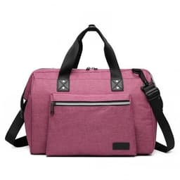 image-E1802 - Kono Maternity Baby Changing Bag Shoulder Travel Bag Pink