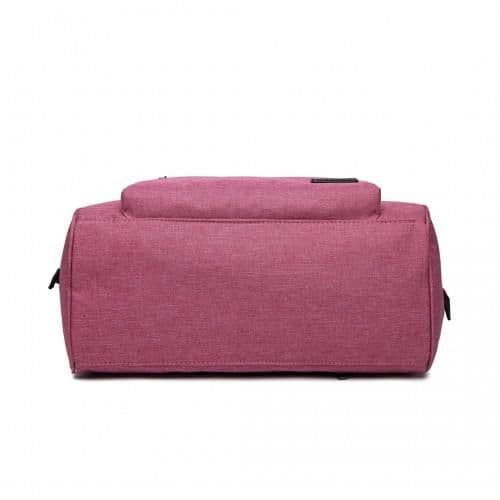 image-E1802 - Kono Maternity Baby Changing Bag Shoulder Travel Bag Pink