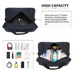 image-E1960S - Kono Lightweight Multi Purpose Unisex Sports Travel Duffel Bag - Dark Blue