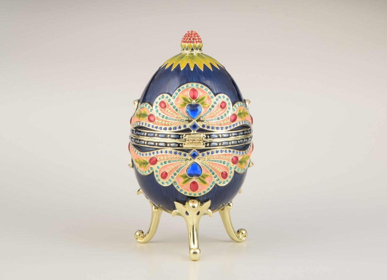 image-Blue Colorful Russian Egg