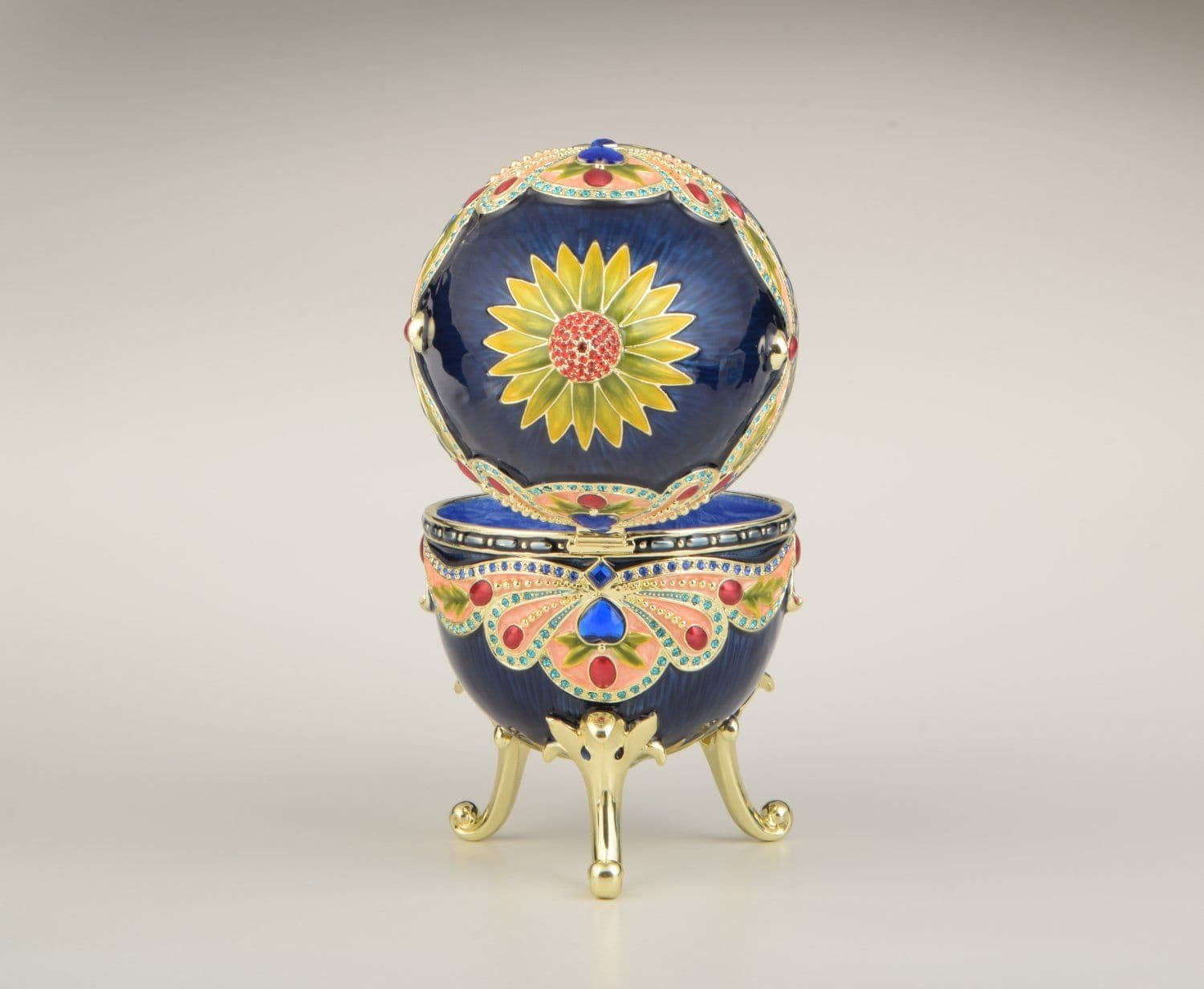 image-Blue Colorful Russian Egg
