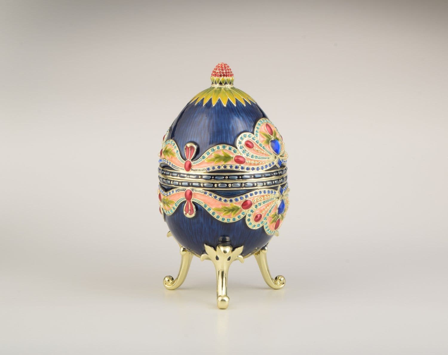 image-Blue Colorful Russian Egg