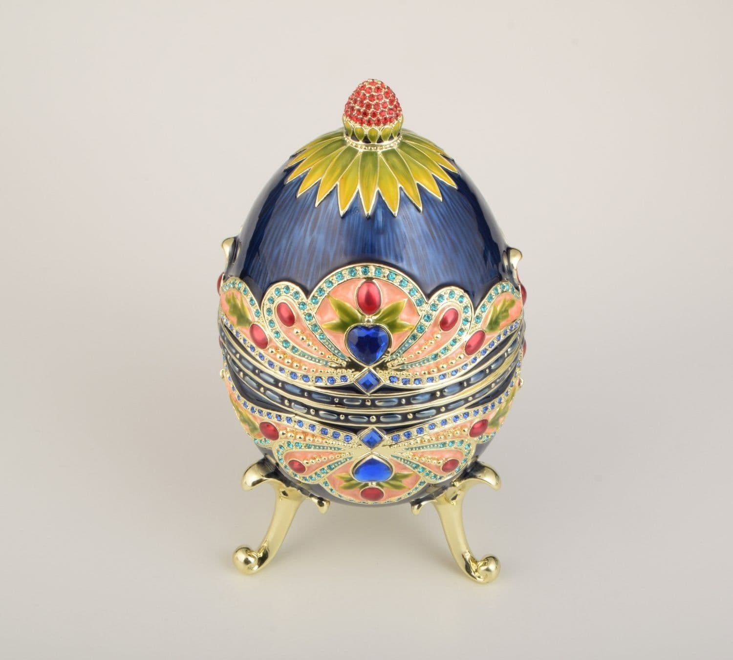 image-Blue Colorful Russian Egg