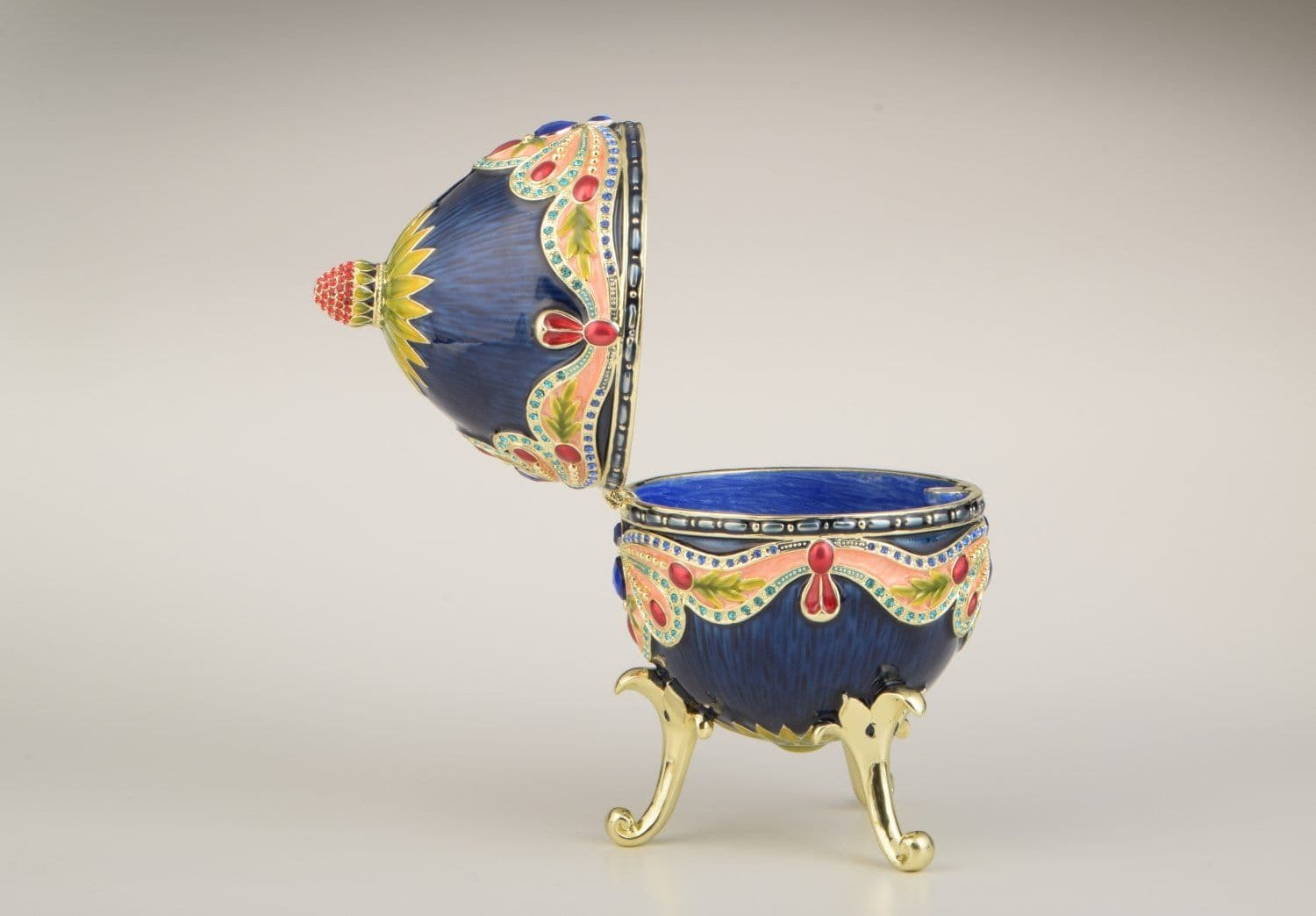 image-Blue Colorful Russian Egg