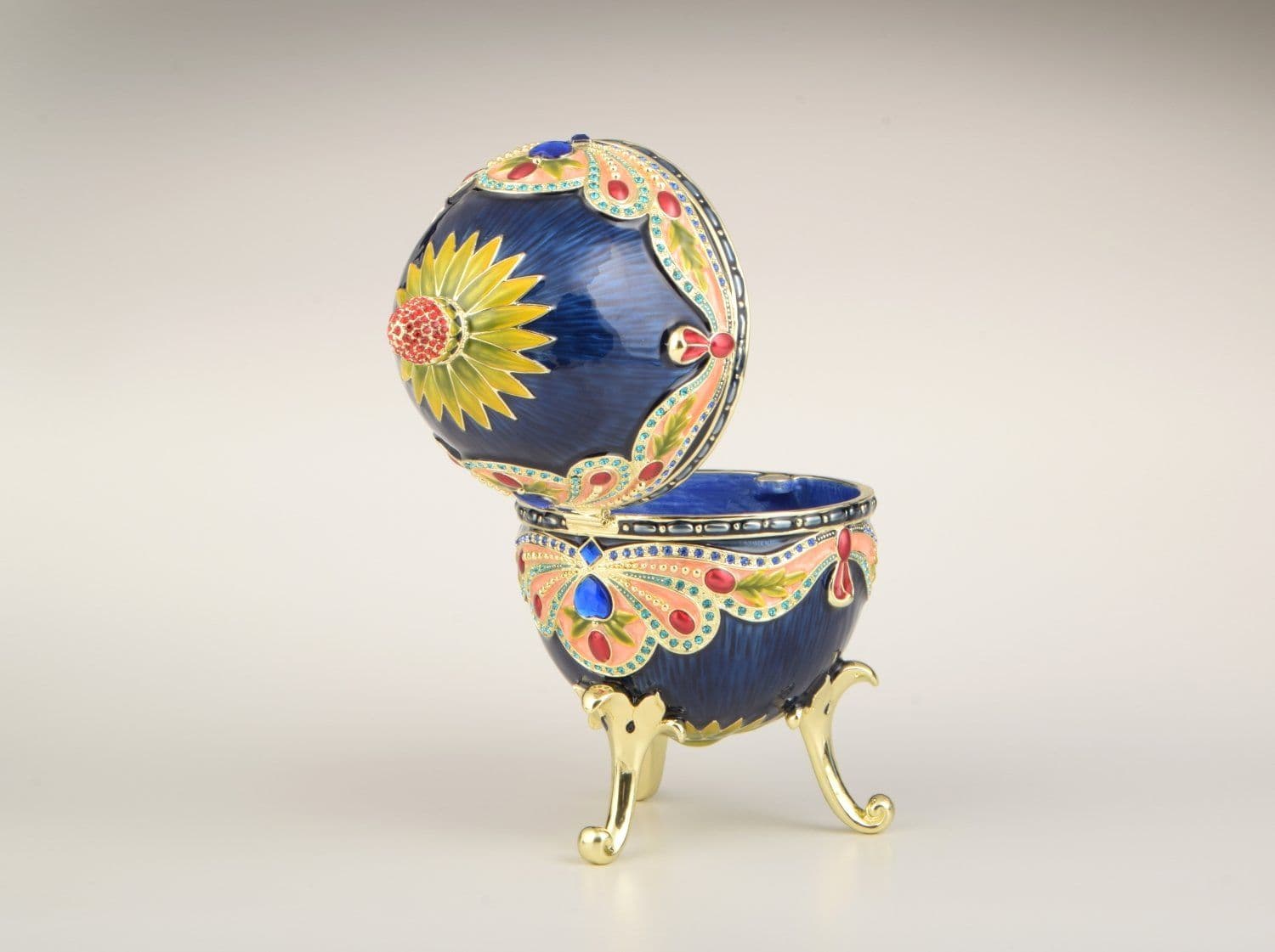 image-Blue Colorful Russian Egg
