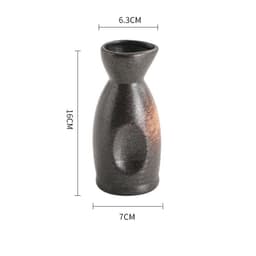 image-Japanese Style Ceramic Wine Pot - Handmade Baijiu Carafe