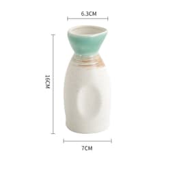 image-Japanese Style Ceramic Wine Pot - Handmade Baijiu Carafe