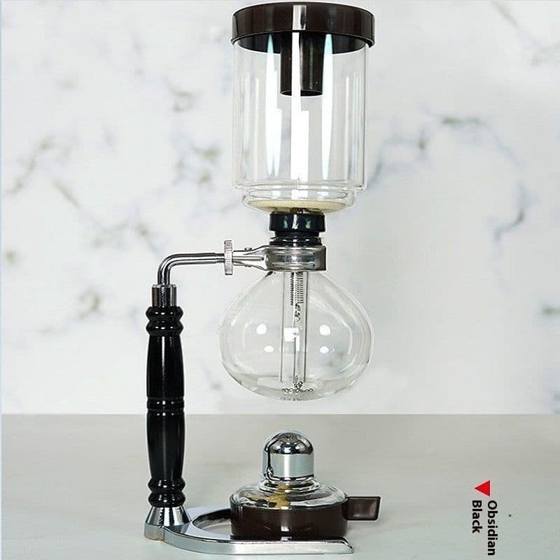 image-Vacuum Coffee Maker Household Cooking Siphon Pot Suit Glassware Coffee Machine For 3 People For 5 People