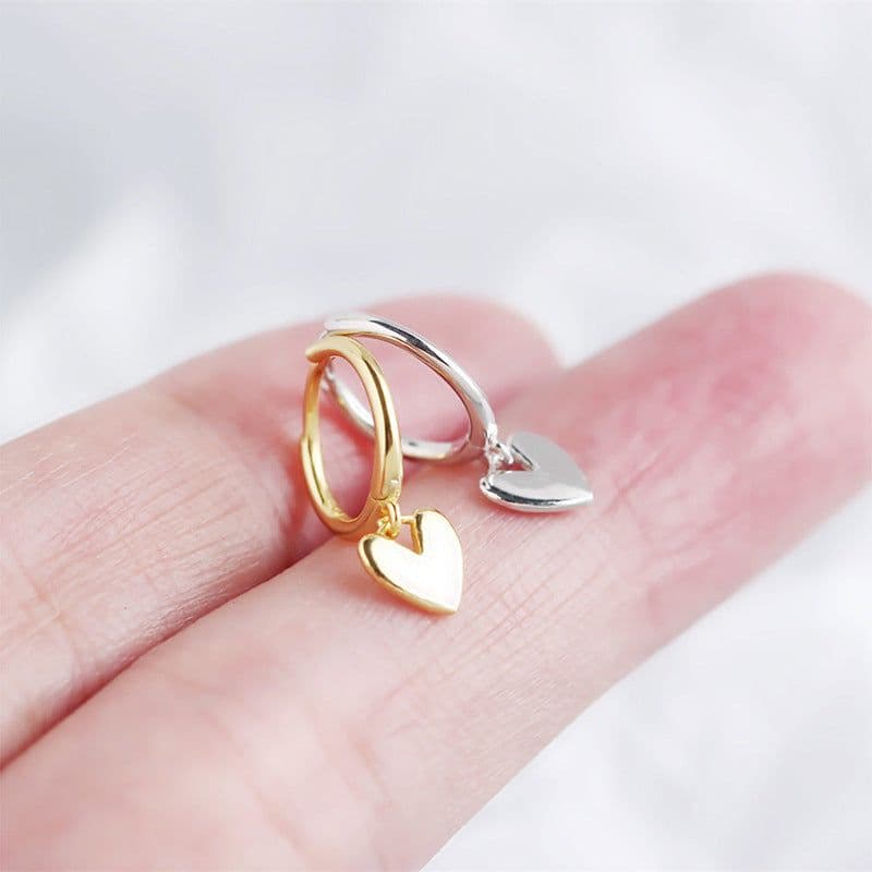 image-Love Heart Earrings Premium Temperament Earrings Jewelry