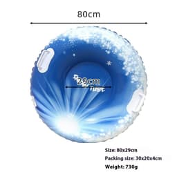 image-Outdoor Creative Printed PVC Winter Thick Ski Ring