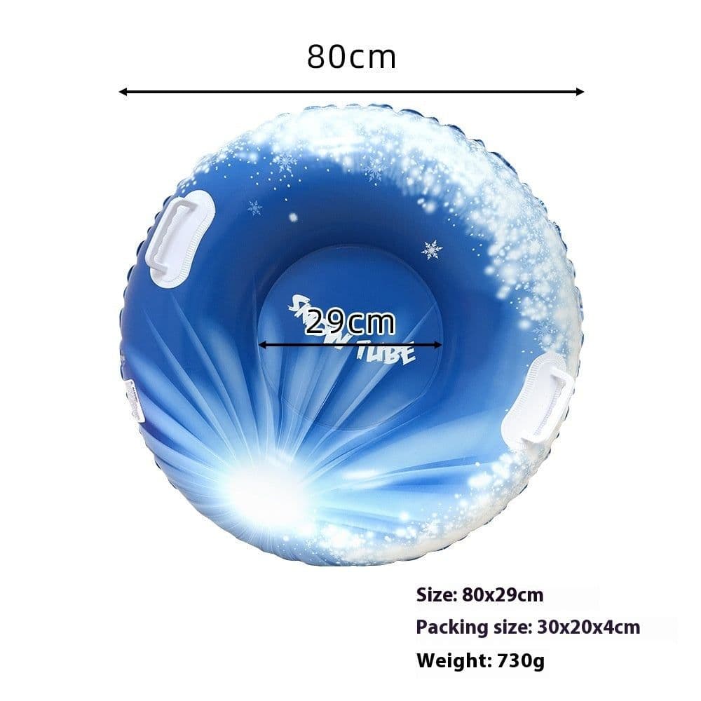 image-Outdoor Creative Printed PVC Winter Thick Ski Ring