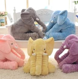 image-Elephant Doll Pillow Baby Comfort Sleep With