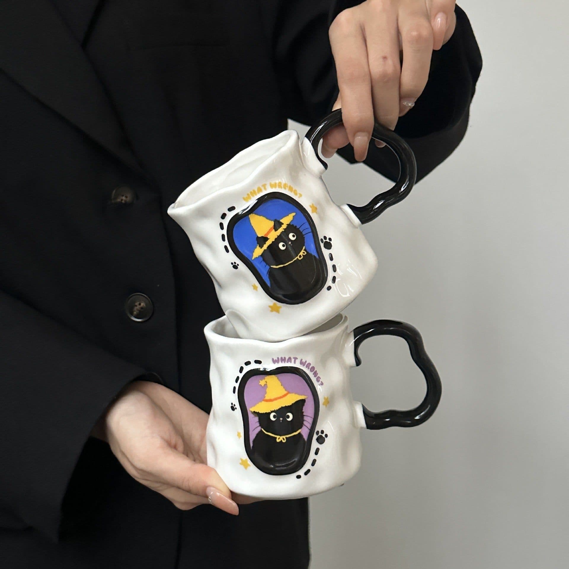 image-Cup Ceramic Hand High Sense Water Cup Box